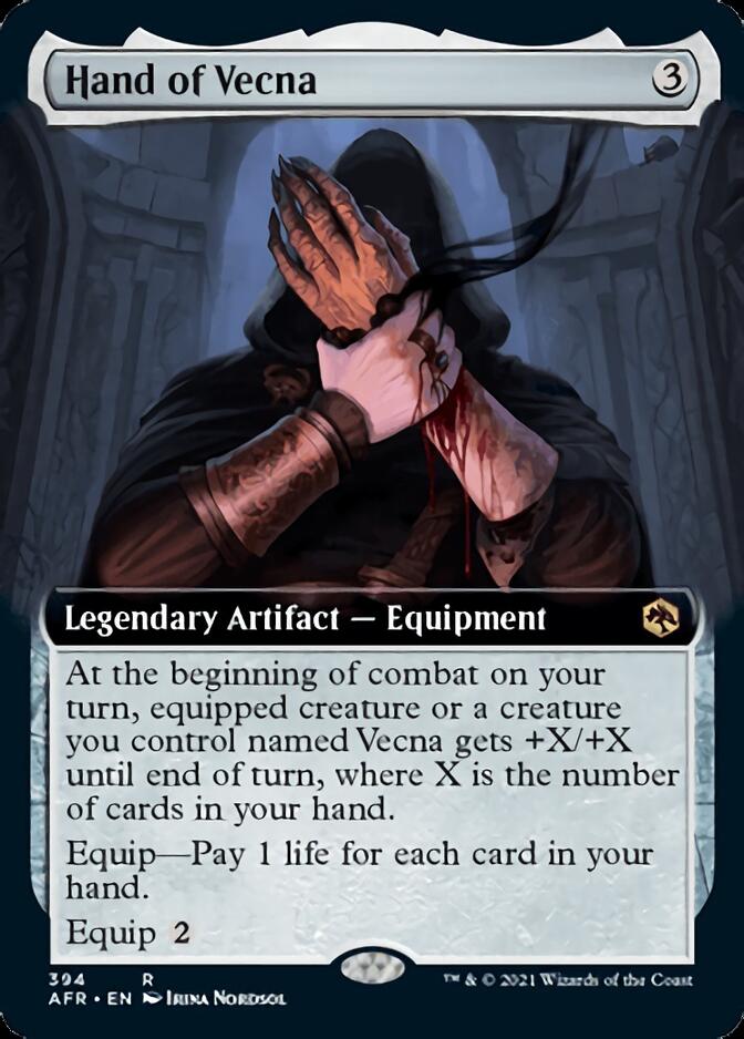 Hand of Vecna (Extended Art) [Dungeons & Dragons: Adventures in the Forgotten Realms] | Jomio and Rueliete's Cards and Comics