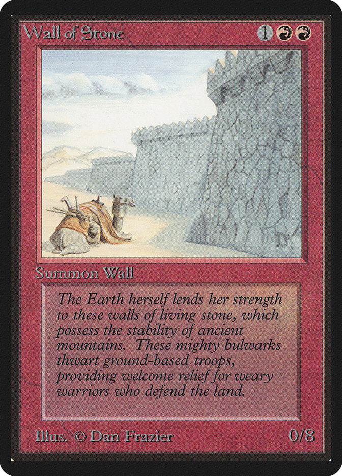 Wall of Stone [Beta Edition] | Jomio and Rueliete's Cards and Comics
