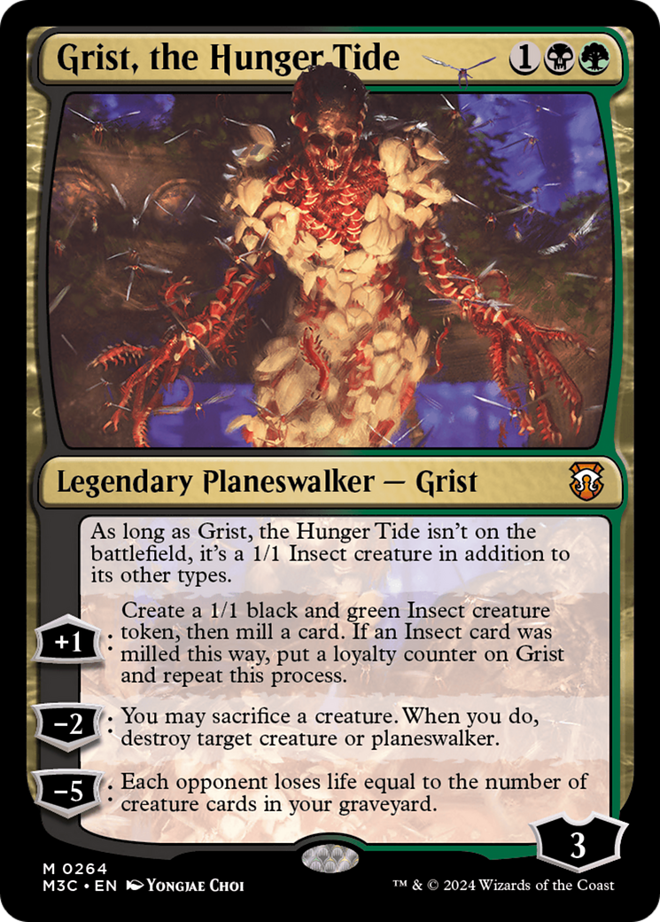 Grist, the Hunger Tide [Modern Horizons 3 Commander] | Jomio and Rueliete's Cards and Comics