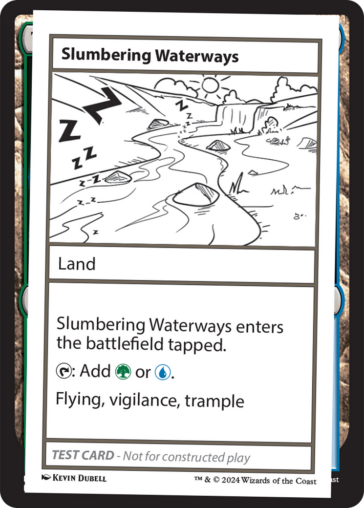 Slumbering Waterways [Mystery Booster 2 Playtest Cards] | Jomio and Rueliete's Cards and Comics