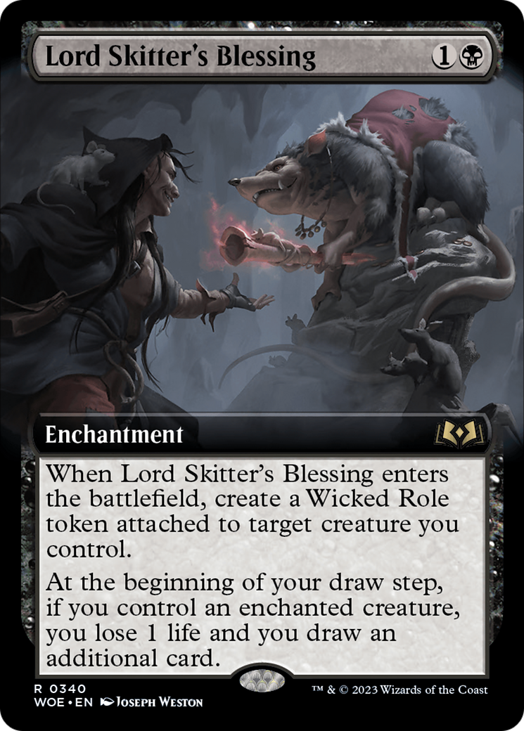 Lord Skitter's Blessing (Extended Art) [Wilds of Eldraine] | Jomio and Rueliete's Cards and Comics