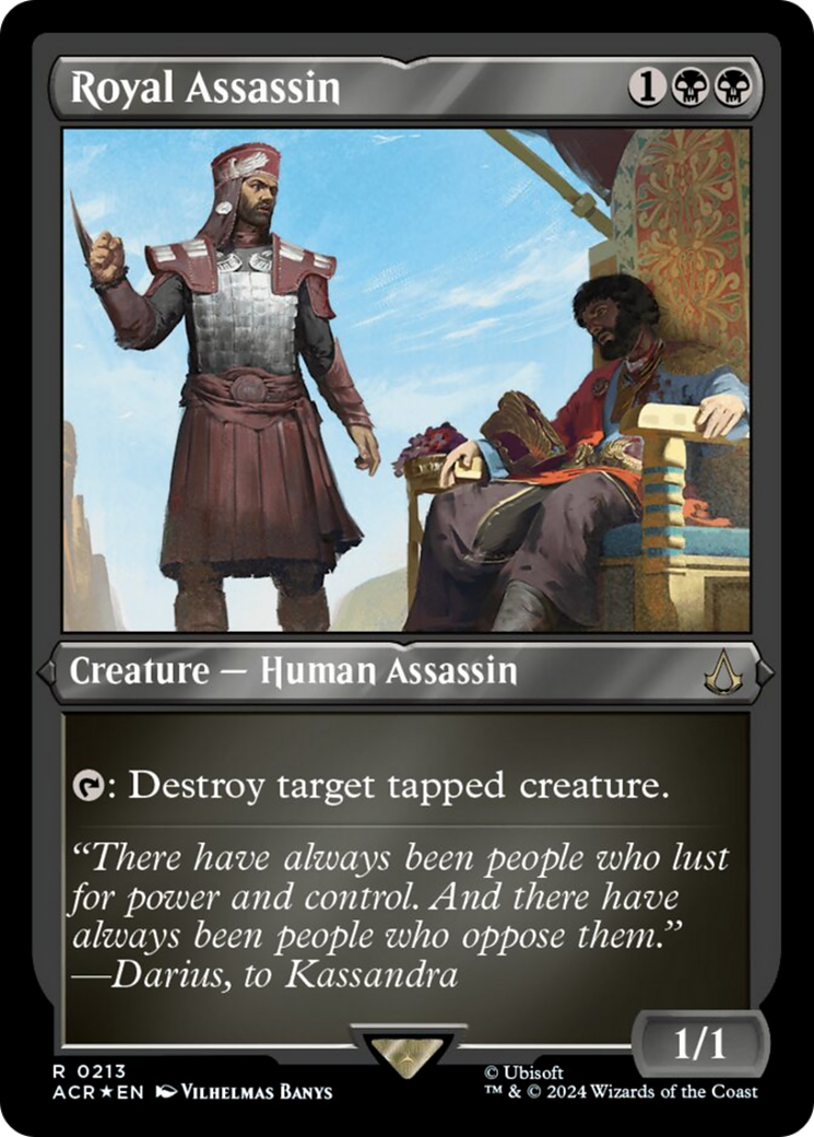 Royal Assassin (Foil Etched) [Assassin's Creed] | Jomio and Rueliete's Cards and Comics