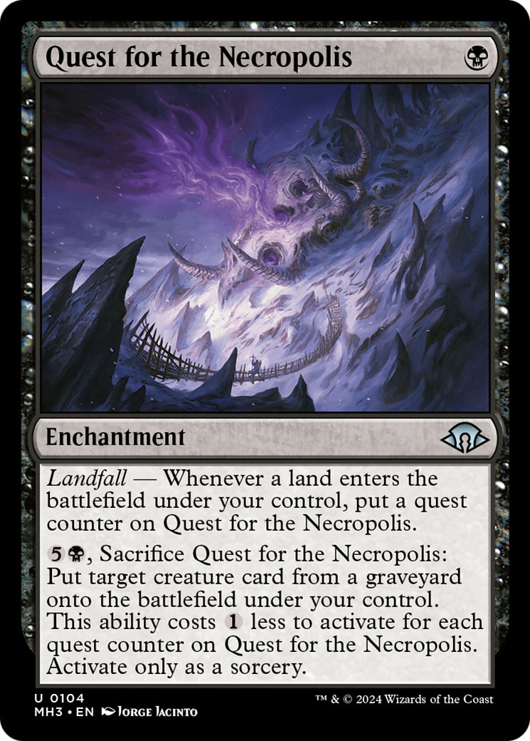Quest for the Necropolis [Modern Horizons 3] | Jomio and Rueliete's Cards and Comics
