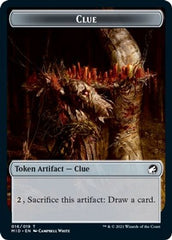 Zombie (005) // Clue Double-Sided Token [Innistrad: Midnight Hunt Tokens] | Jomio and Rueliete's Cards and Comics
