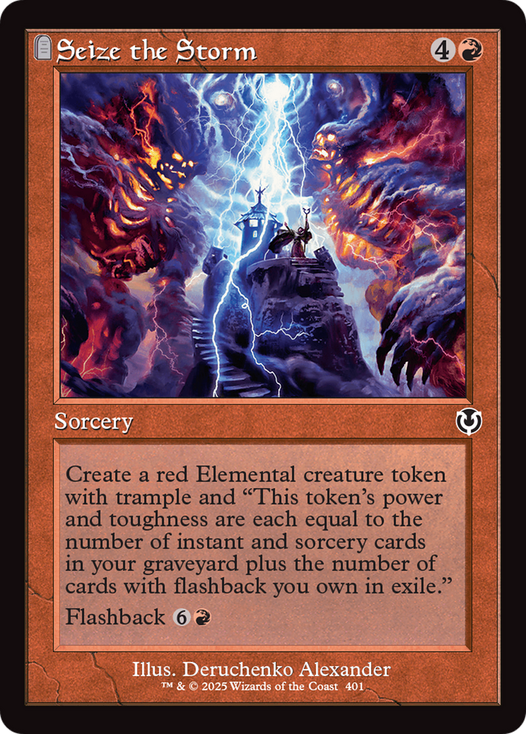 Seize the Storm (Retro Frame) [Innistrad Remastered] | Jomio and Rueliete's Cards and Comics