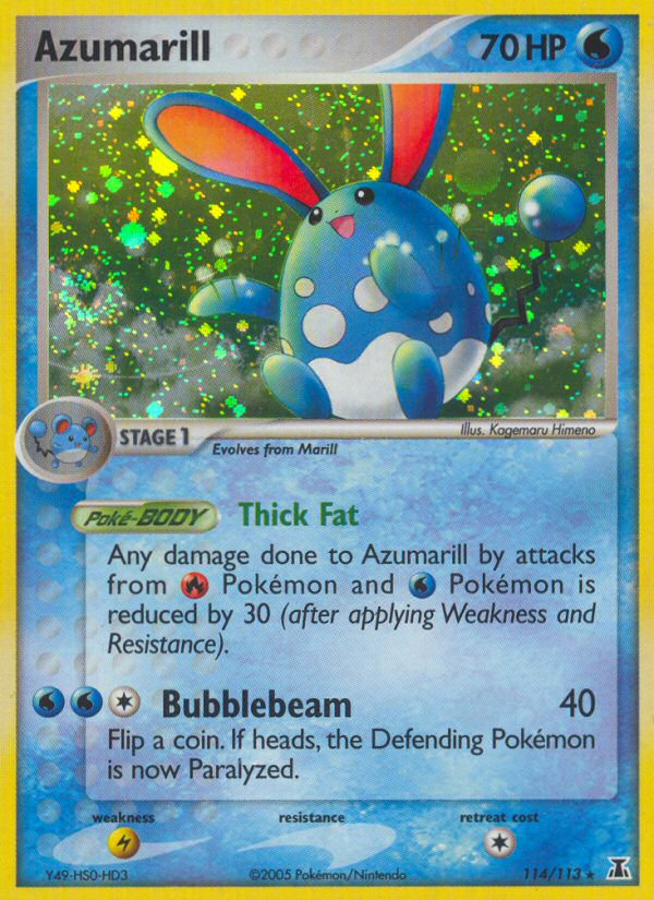 Azumarill (114/113) [EX: Delta Species] | Jomio and Rueliete's Cards and Comics