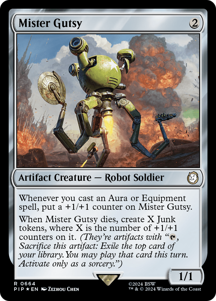 Mister Gutsy (Surge Foil) [Fallout] | Jomio and Rueliete's Cards and Comics