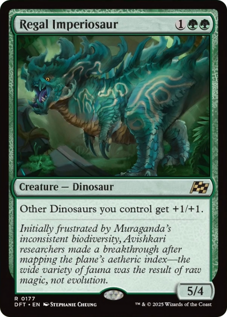 Regal Imperiosaur [Aetherdrift] | Jomio and Rueliete's Cards and Comics