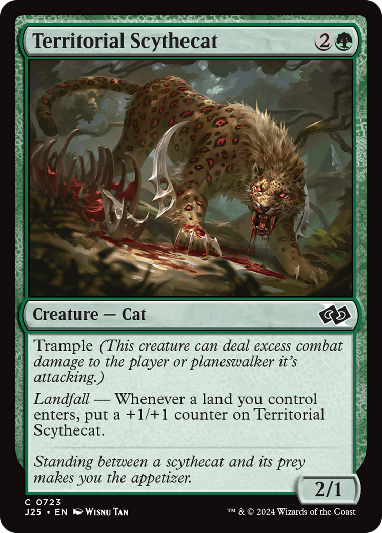 Territorial Scythecat [Foundations Jumpstart] | Jomio and Rueliete's Cards and Comics