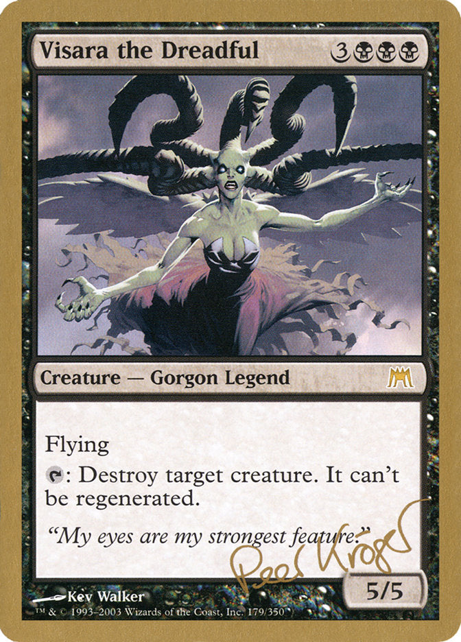 Visara the Dreadful (Peer Kroger) [World Championship Decks 2003] | Jomio and Rueliete's Cards and Comics