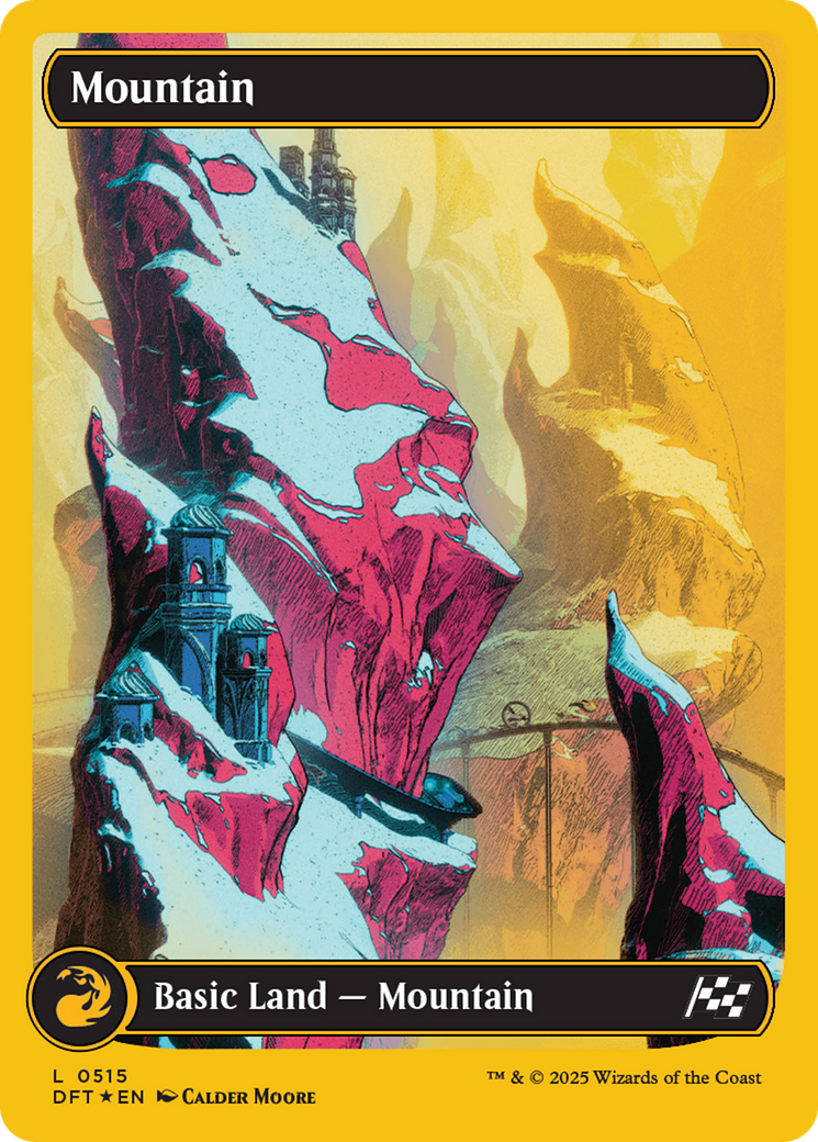 Mountain (0515) (First-Place Foil) [Aetherdrift] | Jomio and Rueliete's Cards and Comics