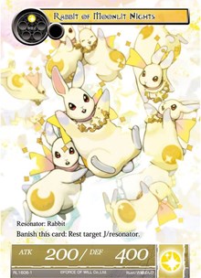 Rabbit of Moonlit Nights (RL1606-01) [Promo Cards] | Jomio and Rueliete's Cards and Comics
