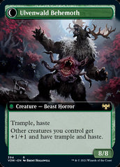 Ulvenwald Oddity // Ulvenwald Behemoth (Extended Art) [Innistrad: Crimson Vow] | Jomio and Rueliete's Cards and Comics