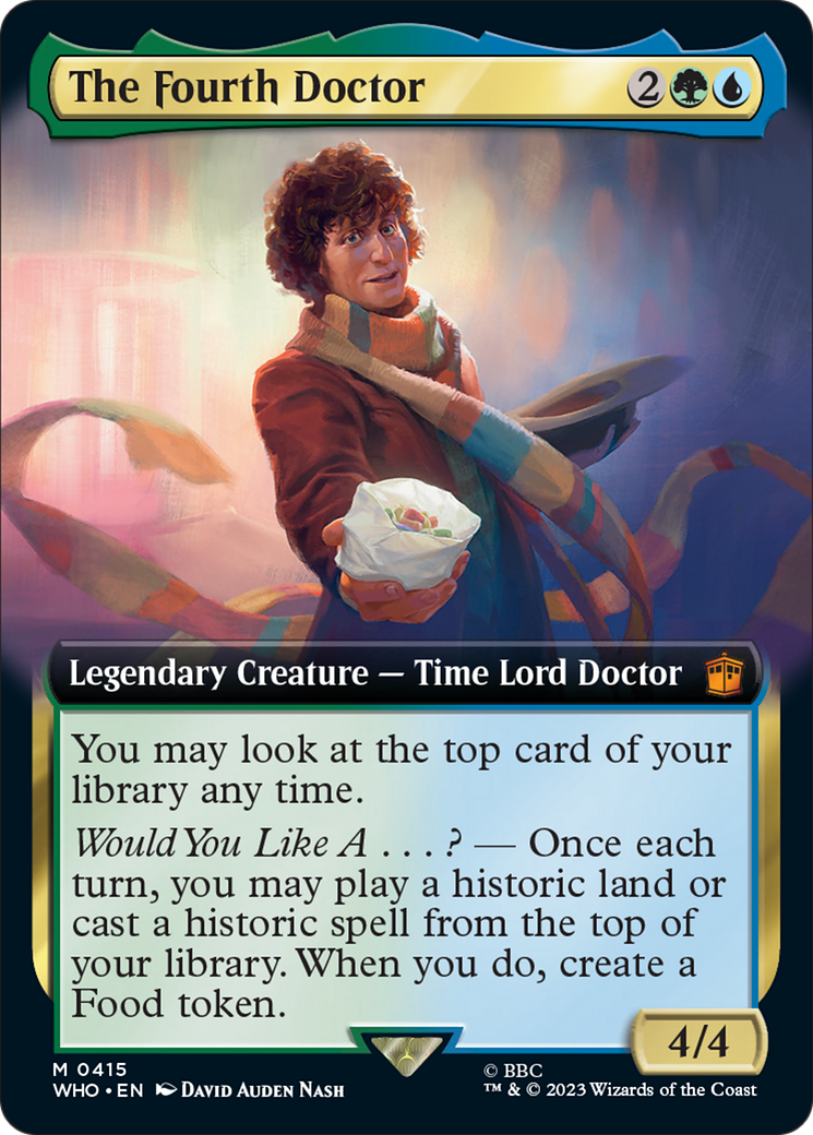 The Fourth Doctor (Extended Art) [Doctor Who] | Jomio and Rueliete's Cards and Comics