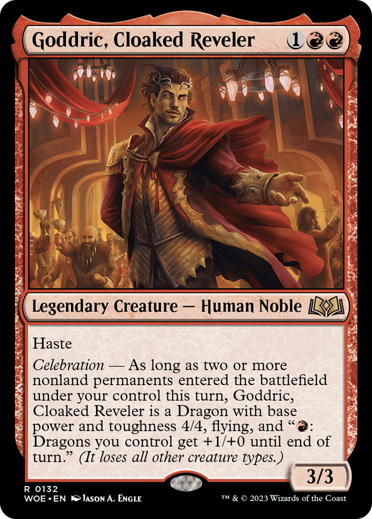 Goddric, Cloaked Reveler [Wilds of Eldraine] | Jomio and Rueliete's Cards and Comics