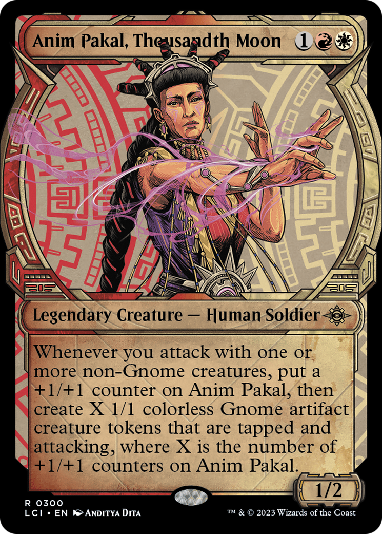 Anim Pakal, Thousandth Moon (Showcase) [The Lost Caverns of Ixalan] | Jomio and Rueliete's Cards and Comics
