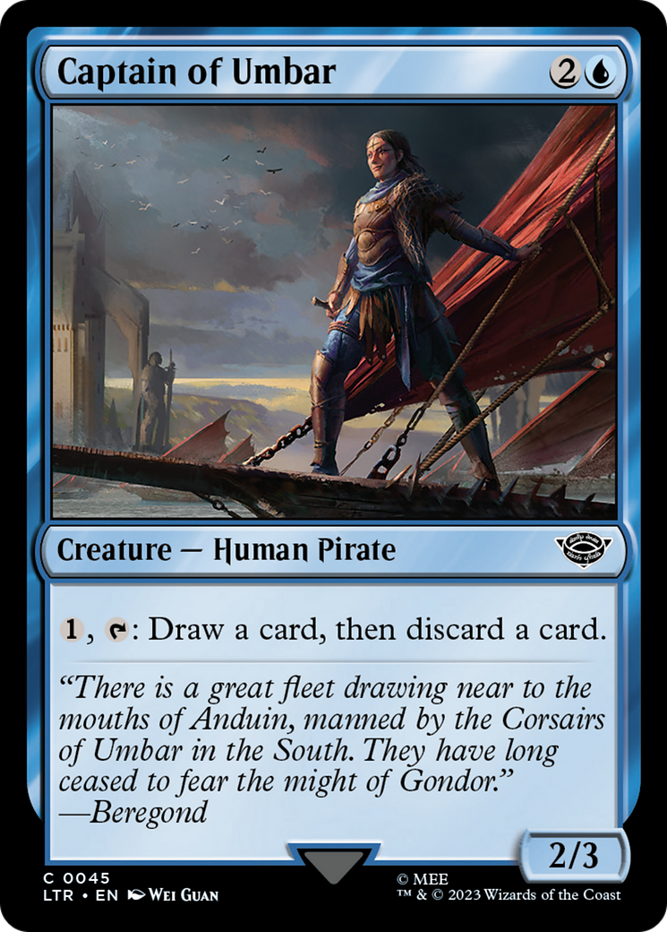 Captain of Umbar [The Lord of the Rings: Tales of Middle-Earth] | Jomio and Rueliete's Cards and Comics