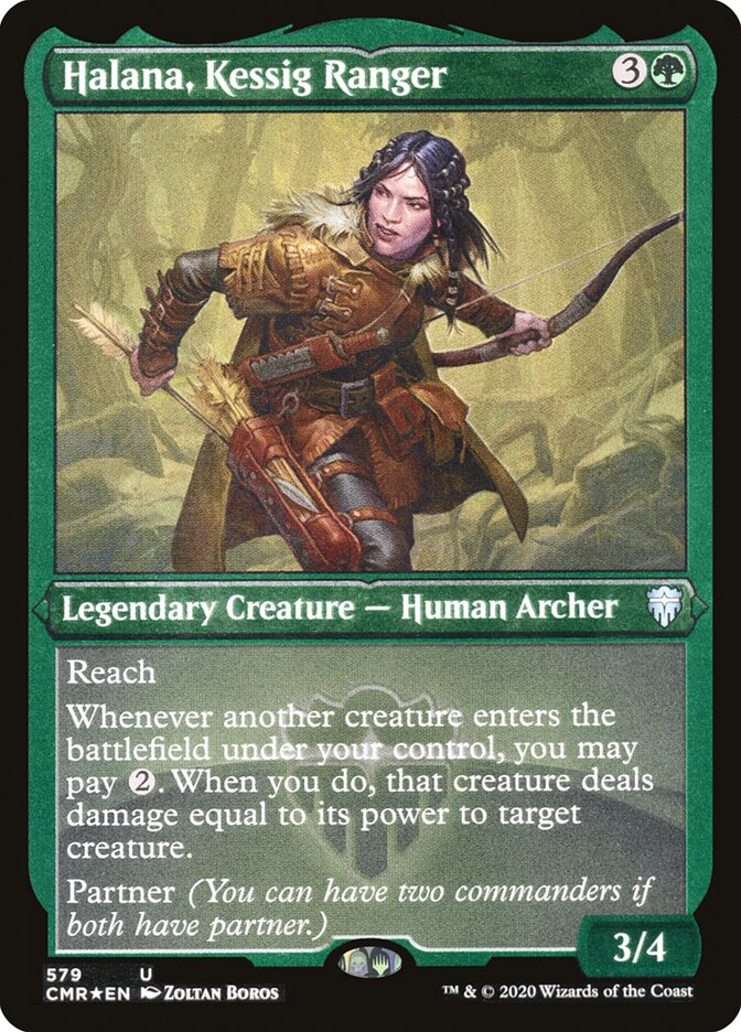 Halana, Kessig Ranger (Foil Etched) [Commander Legends] | Jomio and Rueliete's Cards and Comics