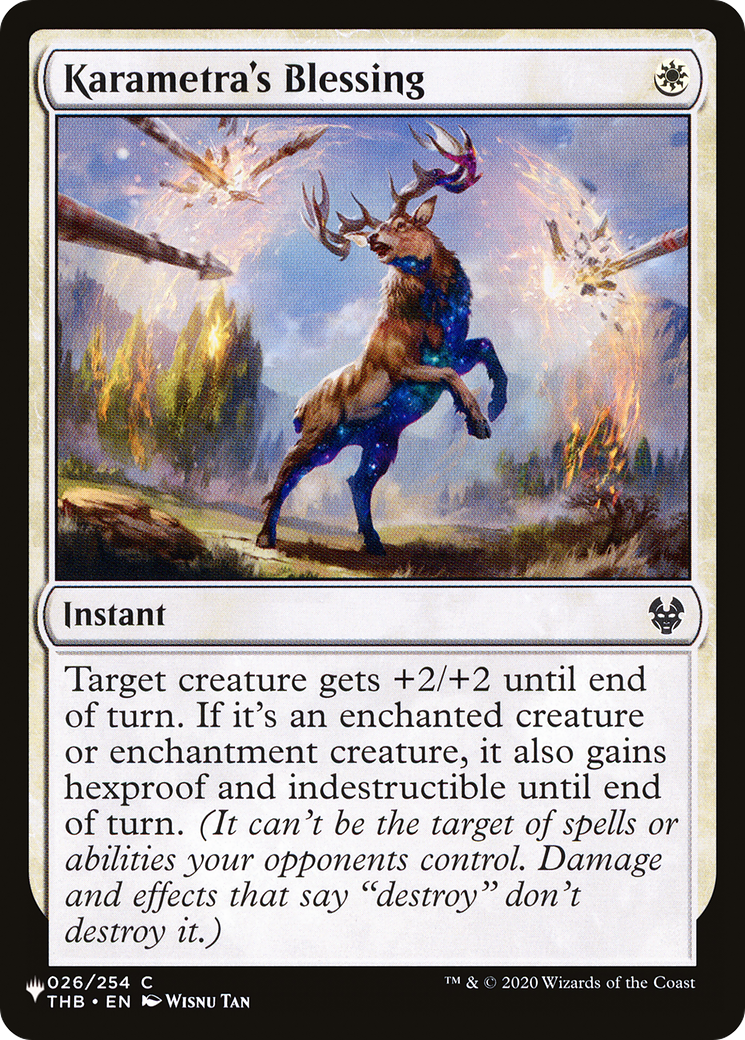 Karametra's Blessing [The List] | Jomio and Rueliete's Cards and Comics