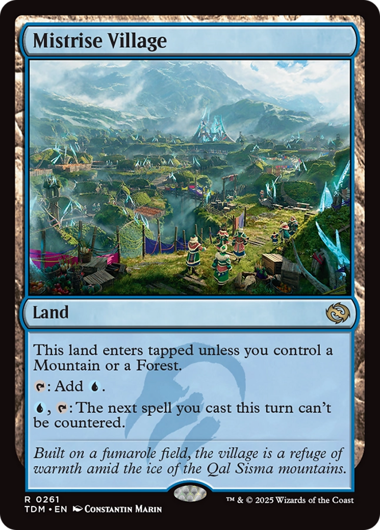 Mistrise Village [Tarkir: Dragonstorm] | Jomio and Rueliete's Cards and Comics