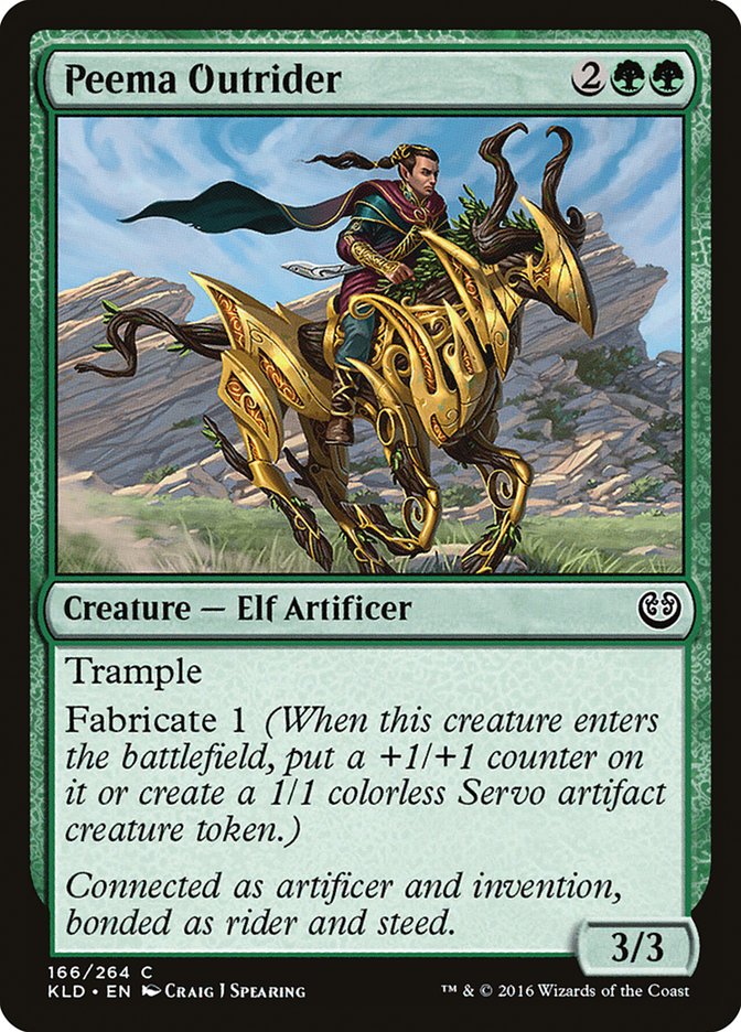 Peema Outrider [Kaladesh] | Jomio and Rueliete's Cards and Comics