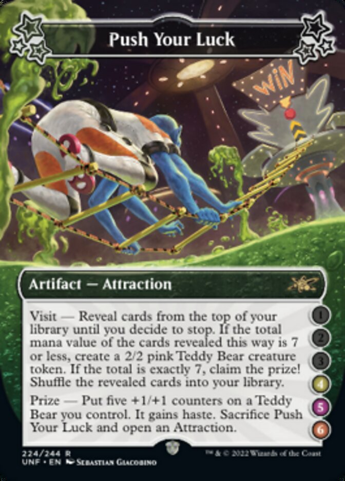 Push Your Luck (4-5-6) [Unfinity] | Jomio and Rueliete's Cards and Comics