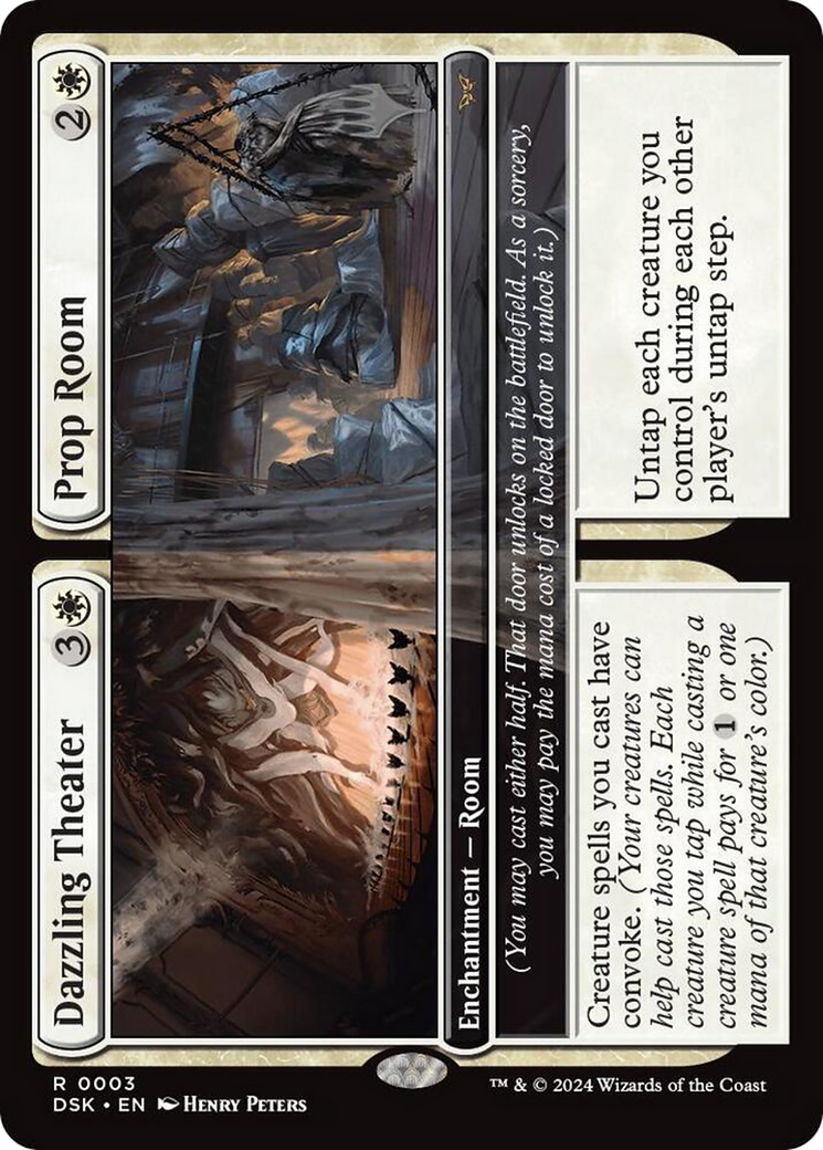 Dazzling Theater // Prop Room (Promo Pack) [Duskmourn: House of Horror Promos] | Jomio and Rueliete's Cards and Comics