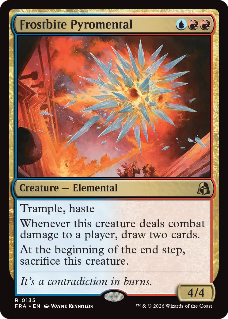Frostbite Pyromental [Reality Fracture] | Jomio and Rueliete's Cards and Comics