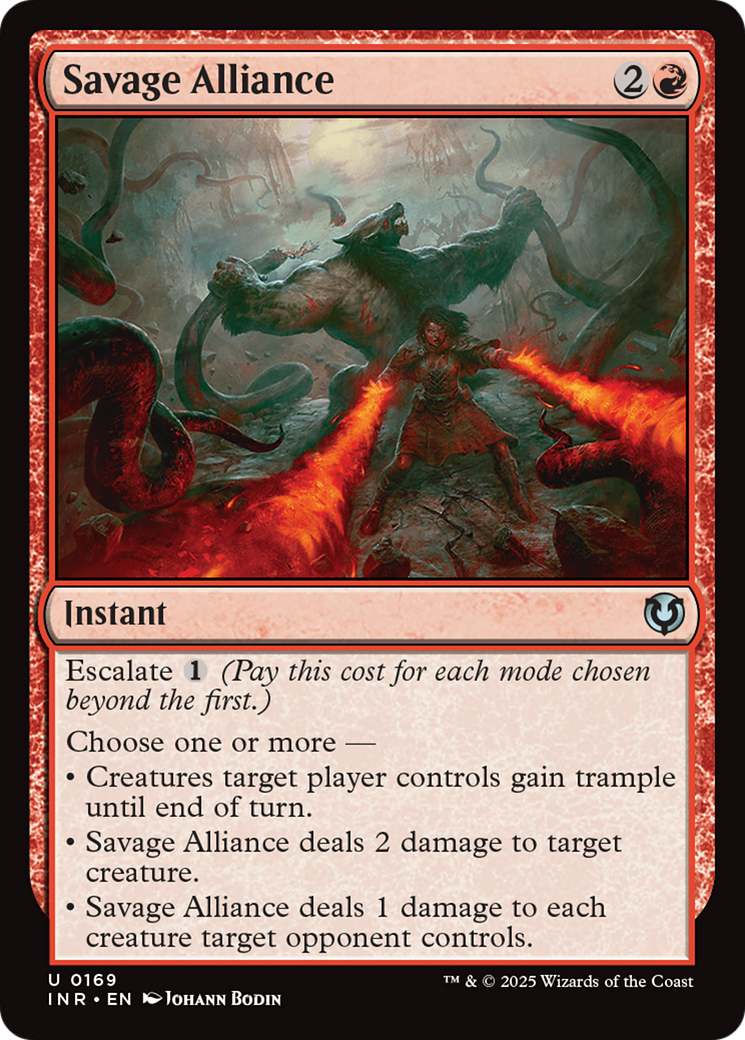 Savage Alliance [Innistrad Remastered] | Jomio and Rueliete's Cards and Comics