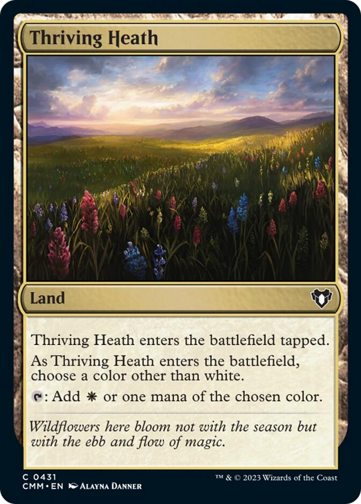 Thriving Heath [Commander Masters] | Jomio and Rueliete's Cards and Comics