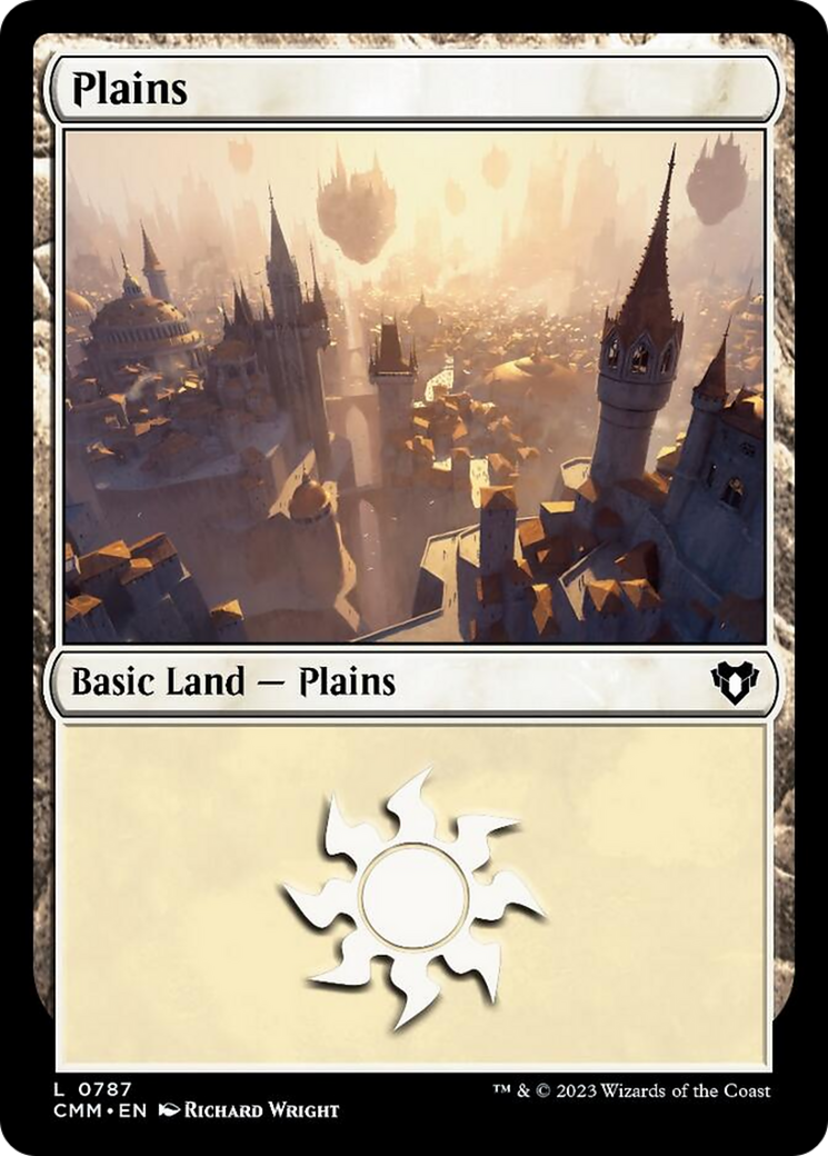 Plains (787) [Commander Masters] | Jomio and Rueliete's Cards and Comics
