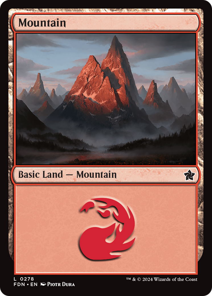 Mountain (0278) [Foundations] | Jomio and Rueliete's Cards and Comics