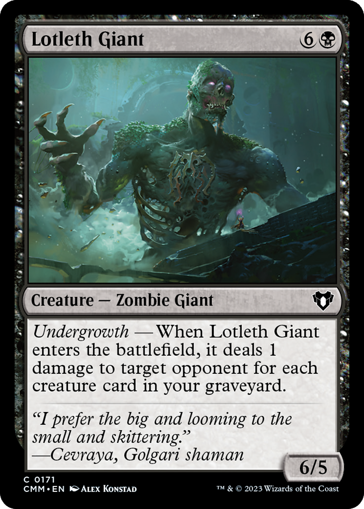 Lotleth Giant [Commander Masters] | Jomio and Rueliete's Cards and Comics
