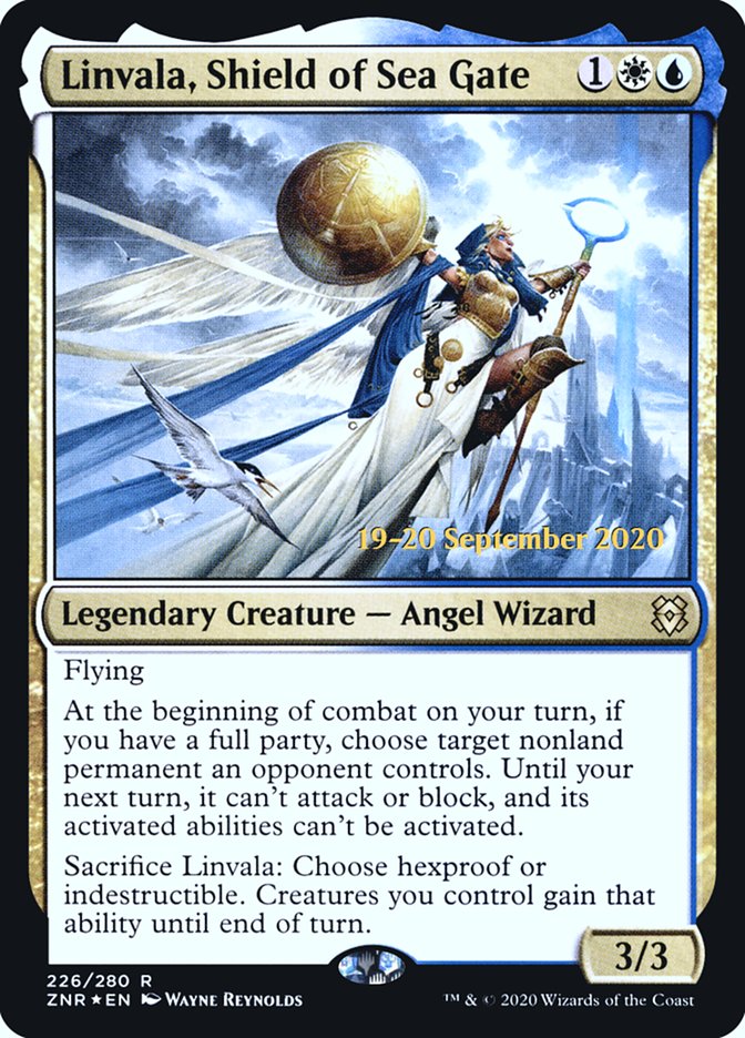 Linvala, Shield of Sea Gate [Zendikar Rising Prerelease Promos] | Jomio and Rueliete's Cards and Comics