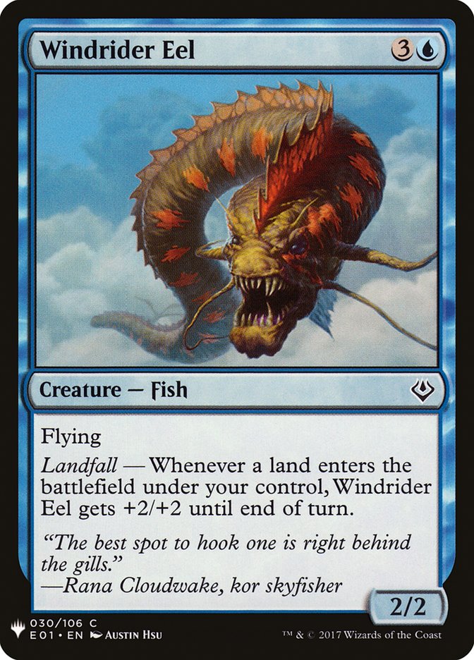Windrider Eel [Mystery Booster] | Jomio and Rueliete's Cards and Comics