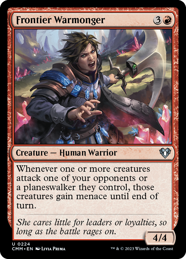 Frontier Warmonger [Commander Masters] | Jomio and Rueliete's Cards and Comics