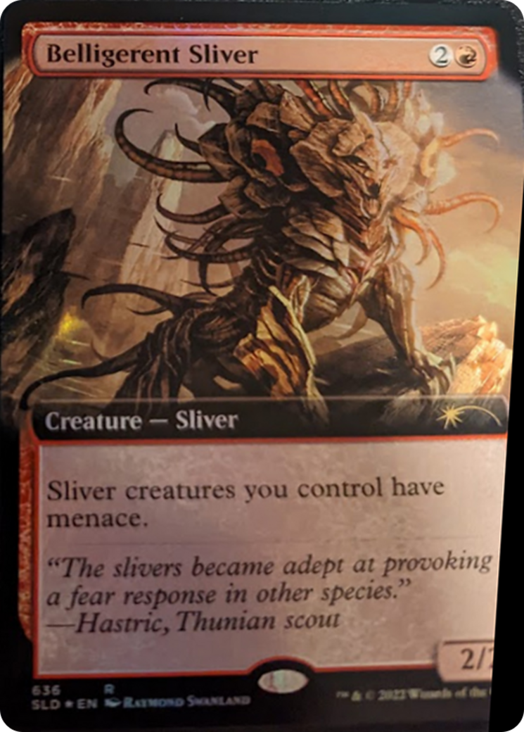 Belligerent Sliver (Extended Art) [Secret Lair Drop Series] | Jomio and Rueliete's Cards and Comics