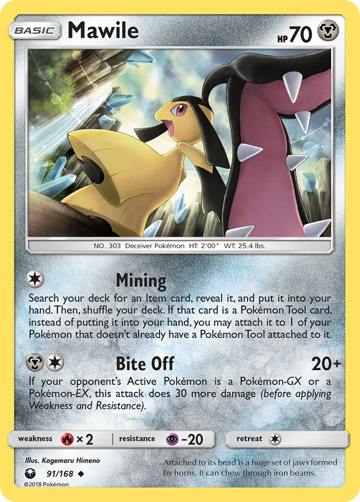 Mawile (91/168) [Sun & Moon: Celestial Storm] | Jomio and Rueliete's Cards and Comics