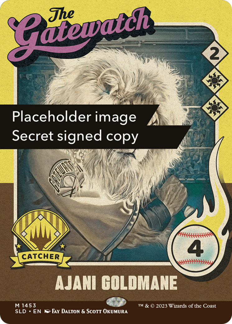 Ajani Goldmane (745) (Autographed) [Secret Lair Drop Series] | Jomio and Rueliete's Cards and Comics
