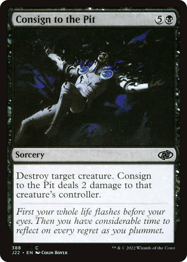 Consign to the Pit [Jumpstart 2022] | Jomio and Rueliete's Cards and Comics
