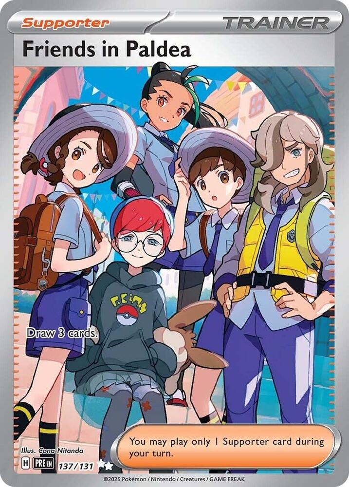 Friends in Paldea (137/131) [Scarlet & Violet: Prismatic Evolutions] | Jomio and Rueliete's Cards and Comics