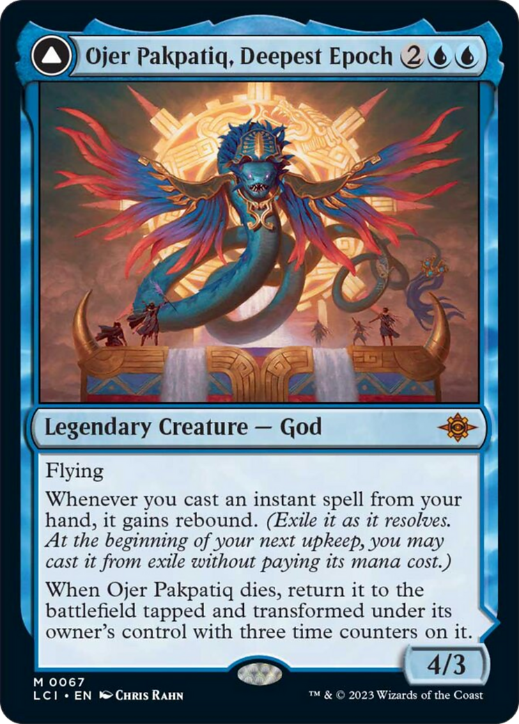 Ojer Pakpatiq, Deepest Epoch // Temple of Cyclical Time [The Lost Caverns of Ixalan] | Jomio and Rueliete's Cards and Comics