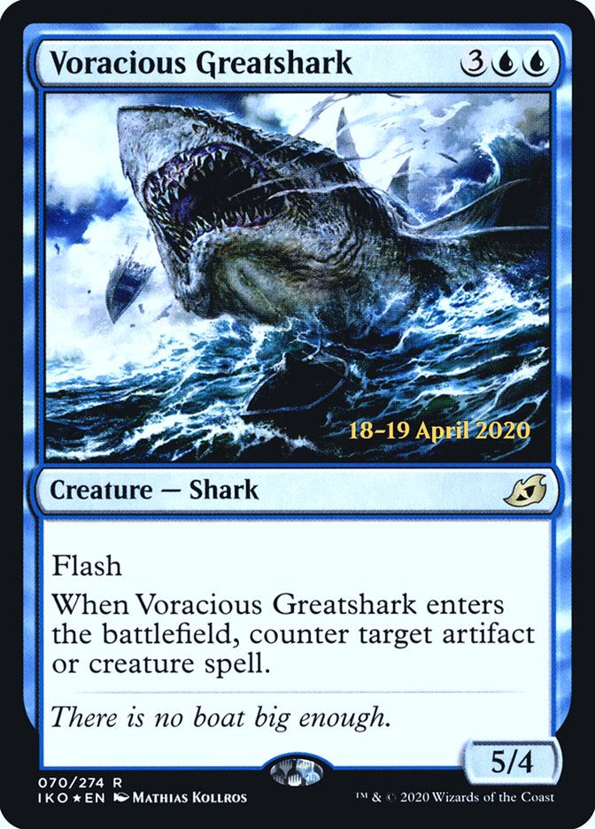 Voracious Greatshark [Ikoria: Lair of Behemoths Prerelease Promos] | Jomio and Rueliete's Cards and Comics