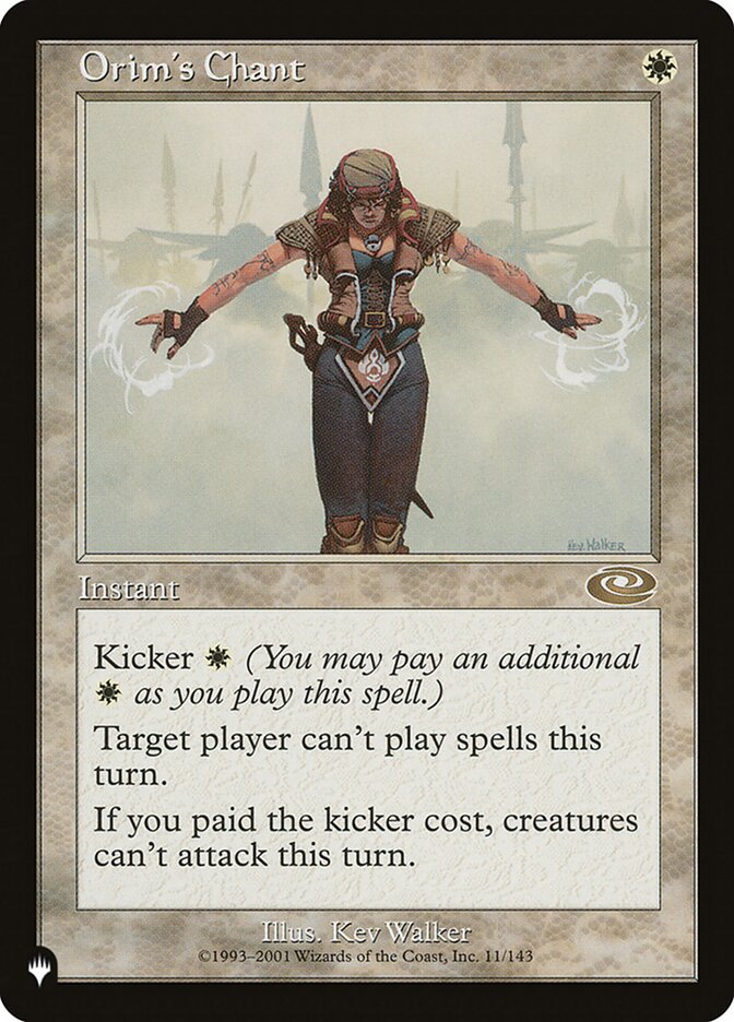 Orim's Chant [The List] | Jomio and Rueliete's Cards and Comics