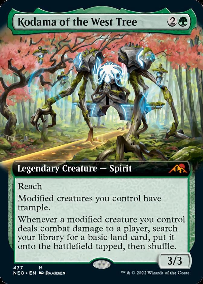 Kodama of the West Tree (Extended Art) [Kamigawa: Neon Dynasty] | Jomio and Rueliete's Cards and Comics