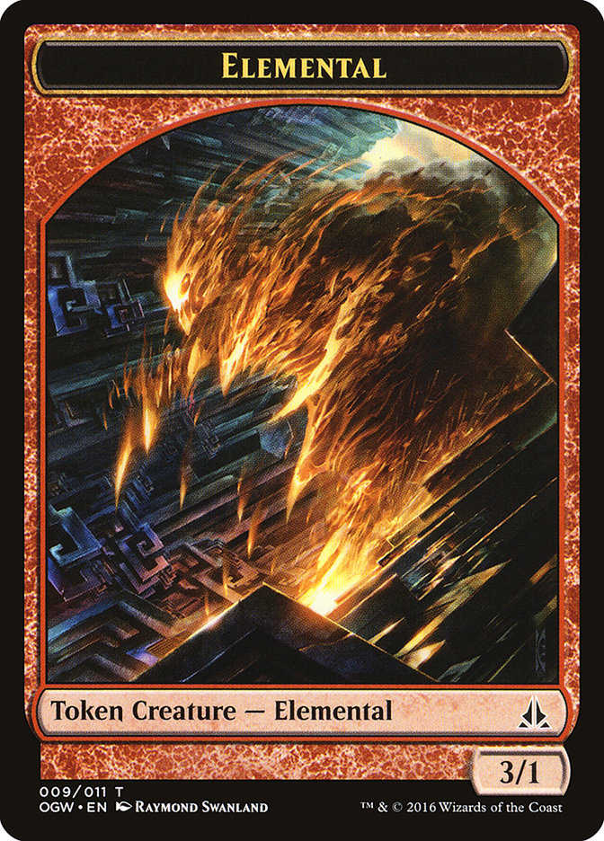 Elemental Token (009/011) [Oath of the Gatewatch Tokens] | Jomio and Rueliete's Cards and Comics