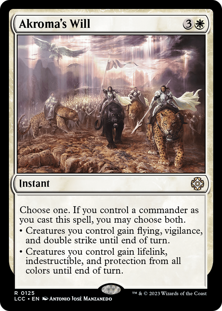 Akroma's Will [The Lost Caverns of Ixalan Commander] | Jomio and Rueliete's Cards and Comics