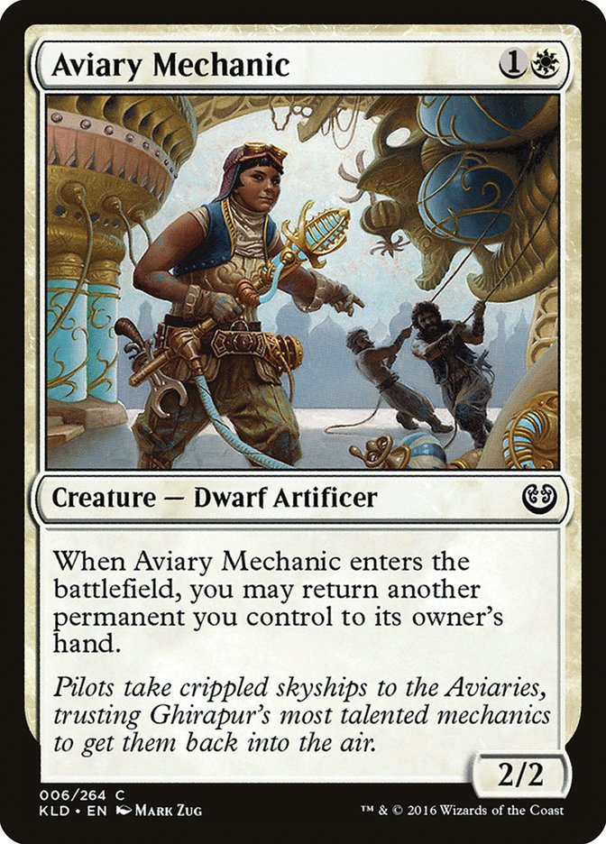 Aviary Mechanic [Kaladesh] | Jomio and Rueliete's Cards and Comics