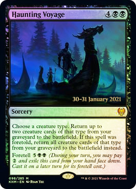 Haunting Voyage [Kaldheim Prerelease Promos] | Jomio and Rueliete's Cards and Comics