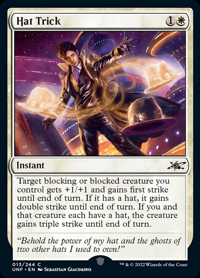 Hat Trick [Unfinity] | Jomio and Rueliete's Cards and Comics